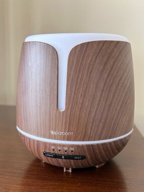 SpaRoom Wood Grain Aroma Diffuser – Brown